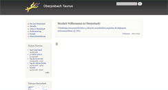 Desktop Screenshot of oberjosbach-taunus.de